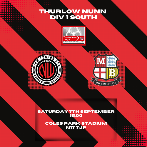 Match Preview : NW London vs May & Baker It's NW London vs May & Baker at Coles Park in the Thurlow Nunn Division One South. NWL are without a home victory this season while May & Baker are in fine form, so a challenging game for the Gorillas.